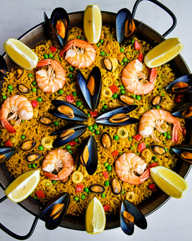 Paella de marisco